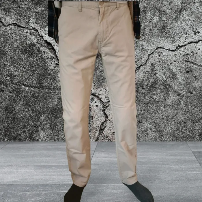 Pantalon homme crème