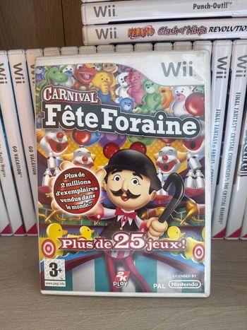 Carnival fête foraine jeu Wii plus de 25 jeux