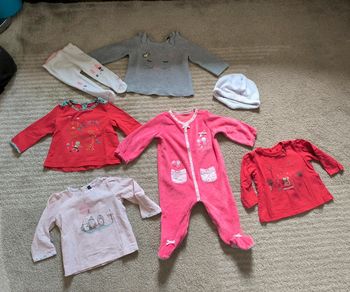 Lot 6 mois hiver fille Sergent major