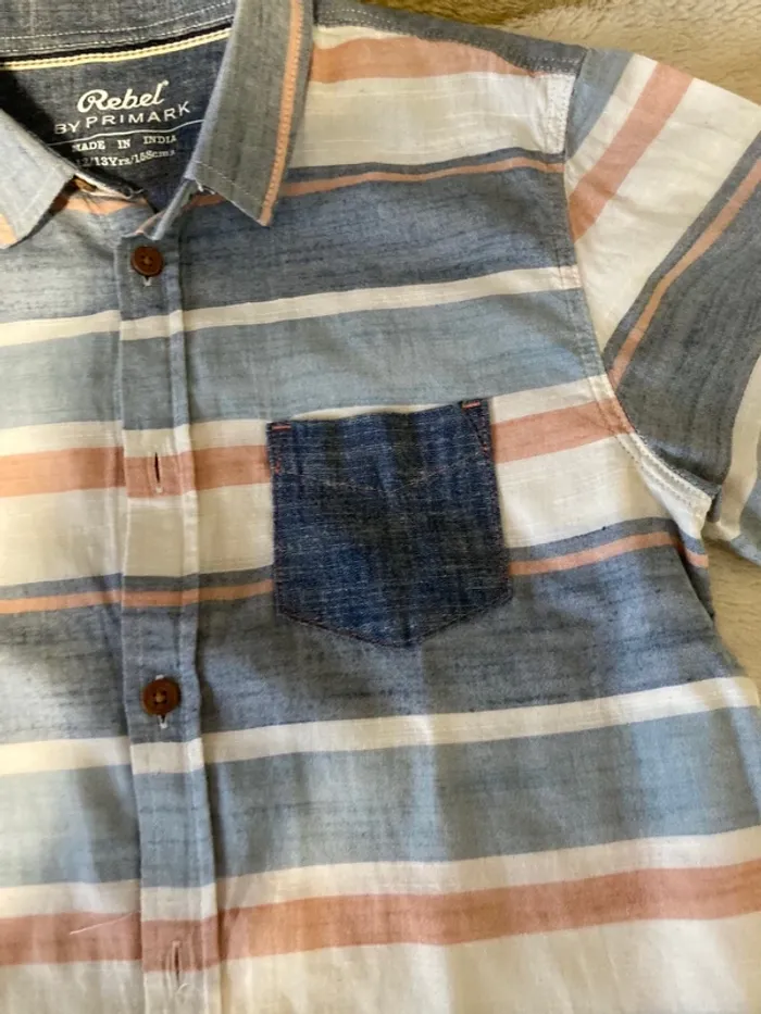 Chemise manches courtes Primark 12 ans / 13 ans - photo numéro 3
