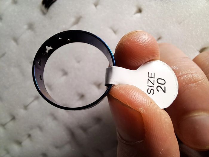 Bague acier inoxydable motifs - photo numéro 5