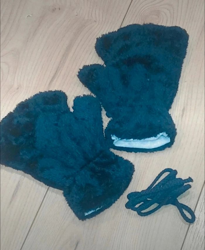 Gants mitaines pattes de chat chien ours - photo numéro 4