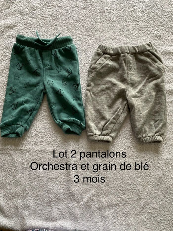 3 mois Lot 2 pantalons