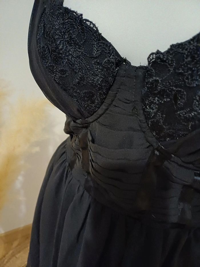 Robe noire cœur sexy H&M taille S 36 - photo numéro 3