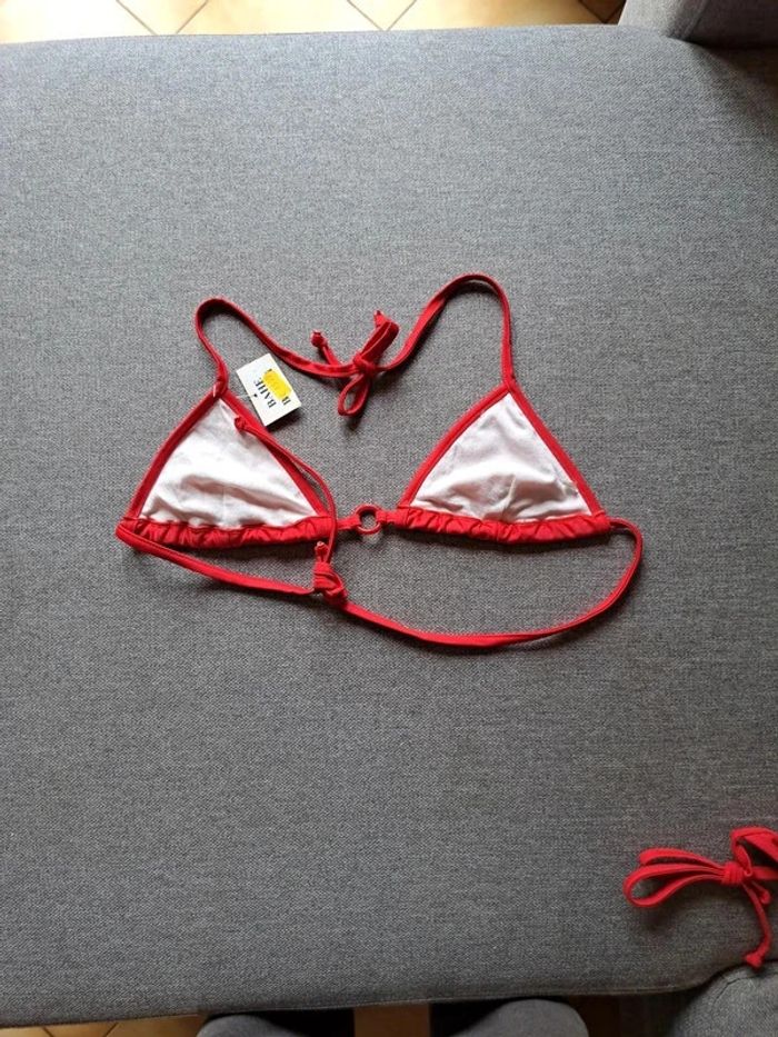 Maillot de bain / bikini rouge en M - photo numéro 6