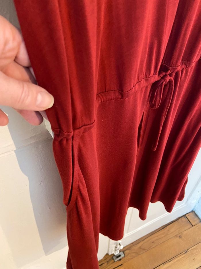 Robe fluide jersey bordeaux Cyrillus taille M neuve - photo numéro 4
