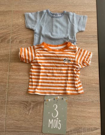 Lot tee shirt bébé