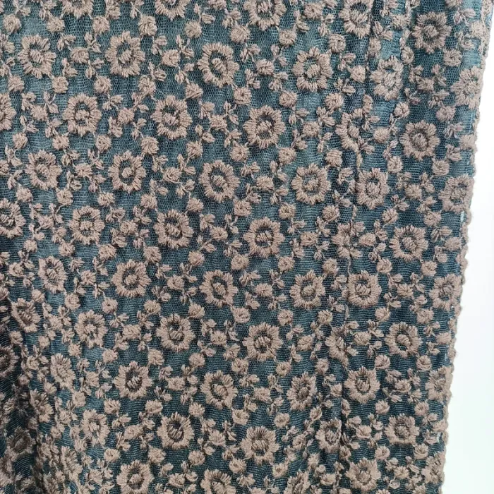 Robe sans manches Pablo Gérard Darel brodée fleurs en laine mélangée T38A1306 - photo numéro 5