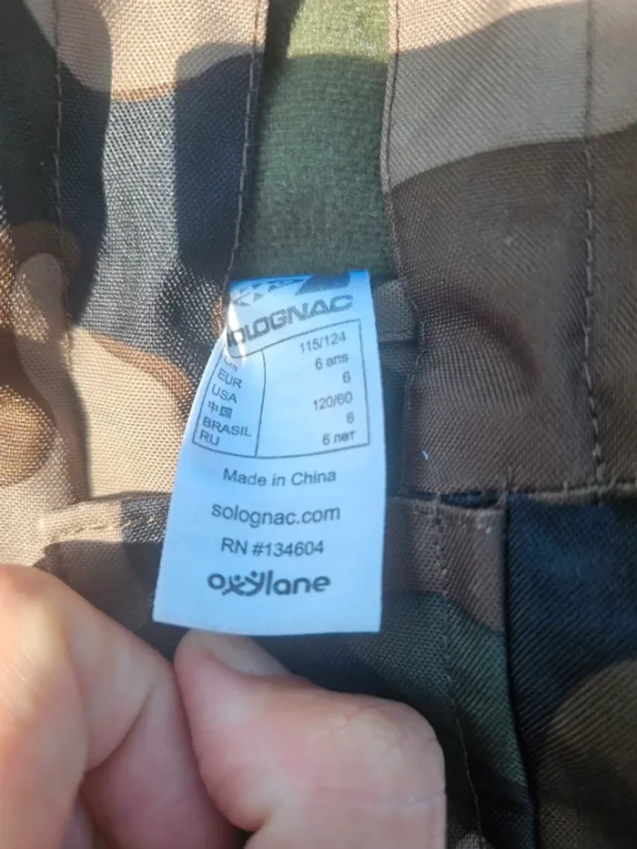 Manteau  solognac 6 ans - photo numéro 2