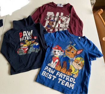 Lot 3 hauts Pat Patrouille