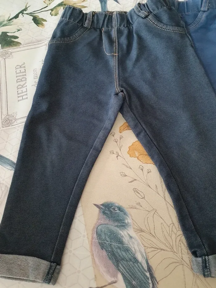 Lot de 2 leggings 18 mois - photo numéro 2