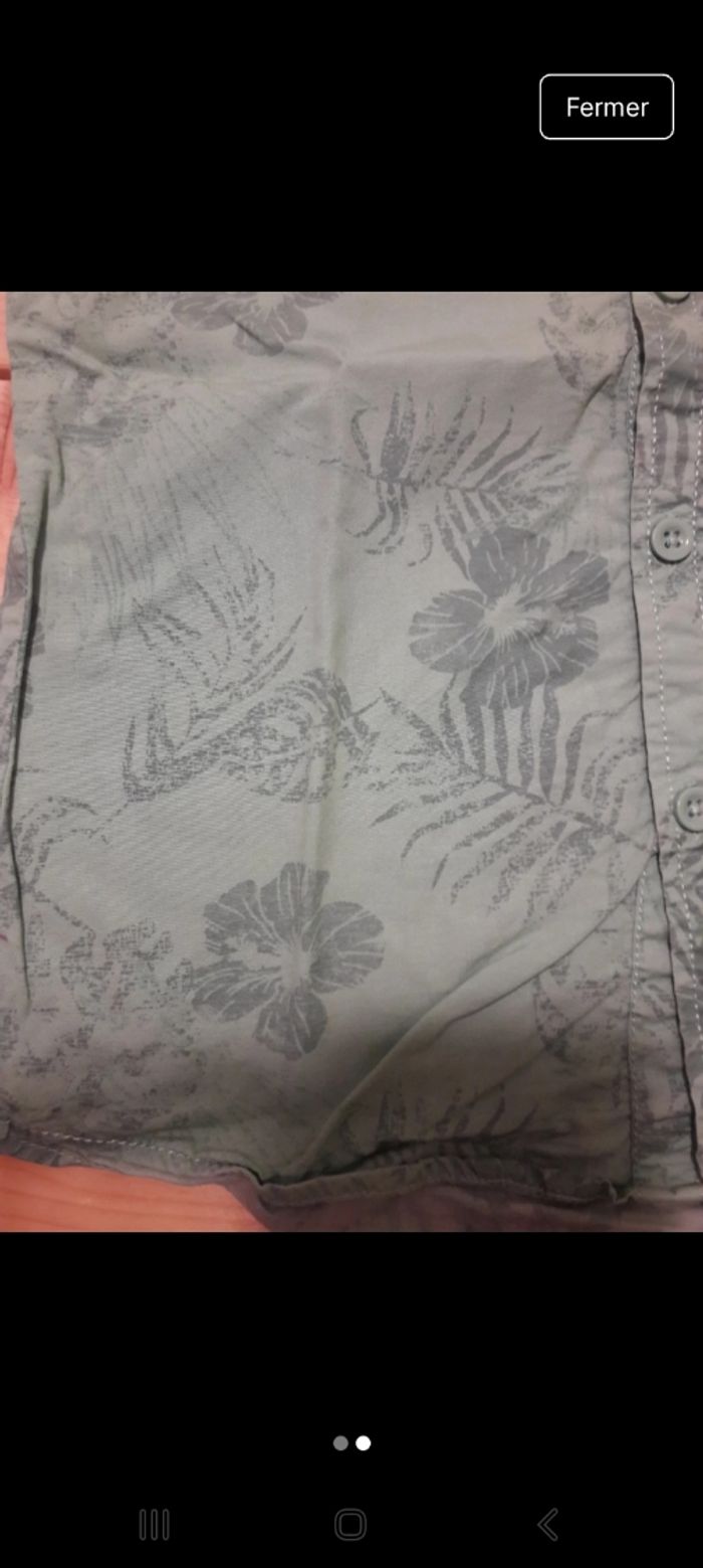 Chemise manches courtes "Hawaïenne" - photo numéro 2