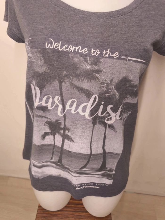 T-shirt Creeks Femme Taille M Gris - photo numéro 6