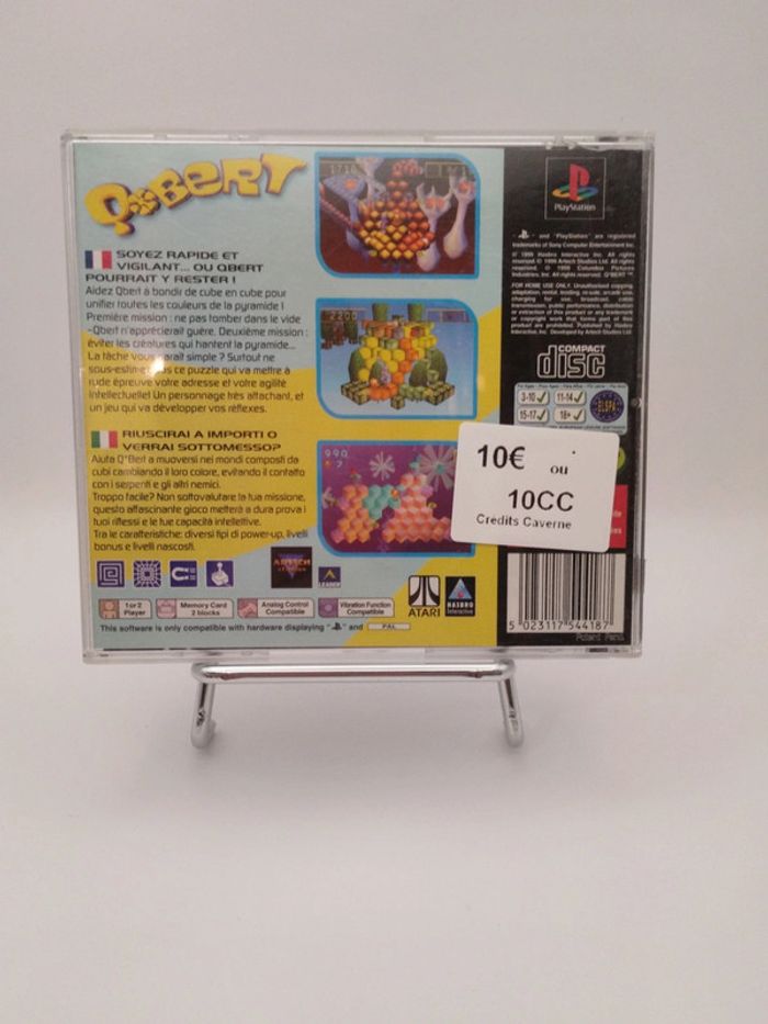 Q-bert - PS1 manque notice et jaquette avant - photo numéro 2