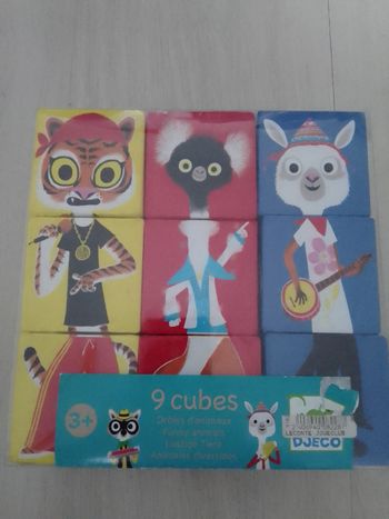 Jeu de cubes 1 er âge
