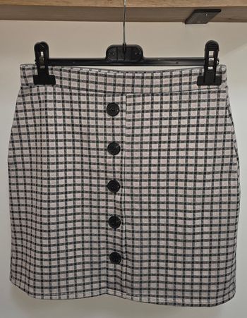 Mini jupe rose a carreaux S