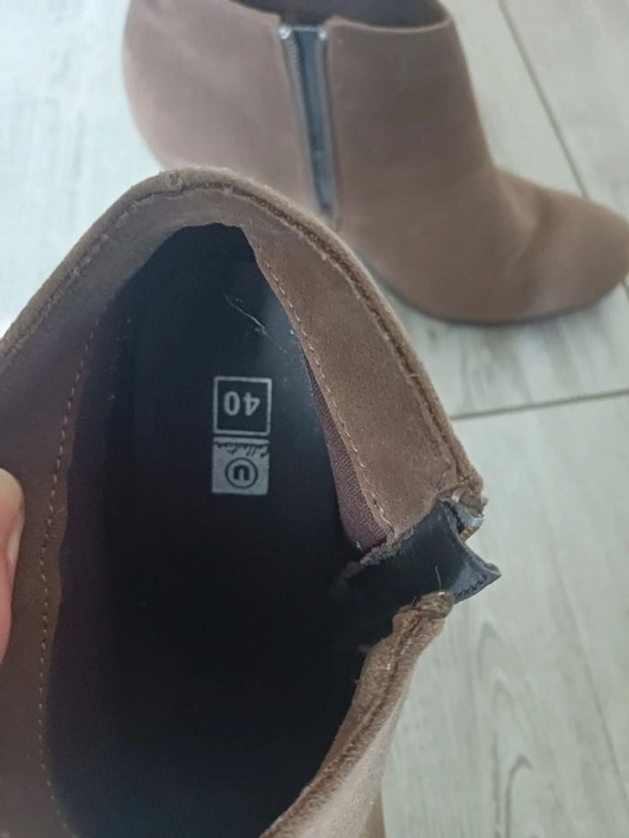 Bottines femme 40 daim - photo numéro 2