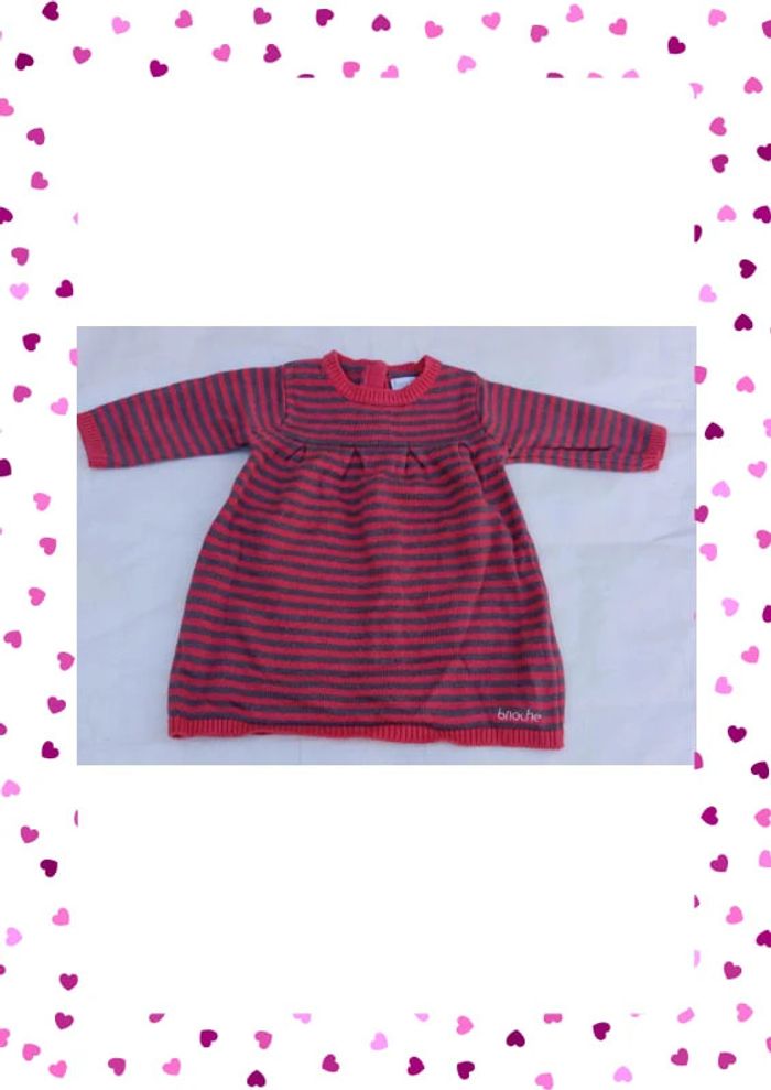 Robe-pull 3 mois Brioche
