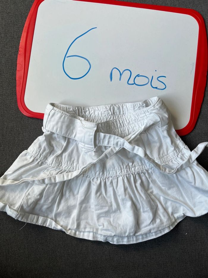 Jupe blanche 6 mois