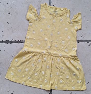 Robe d'été jaune Charlie & Prune 3/4 ans neuve