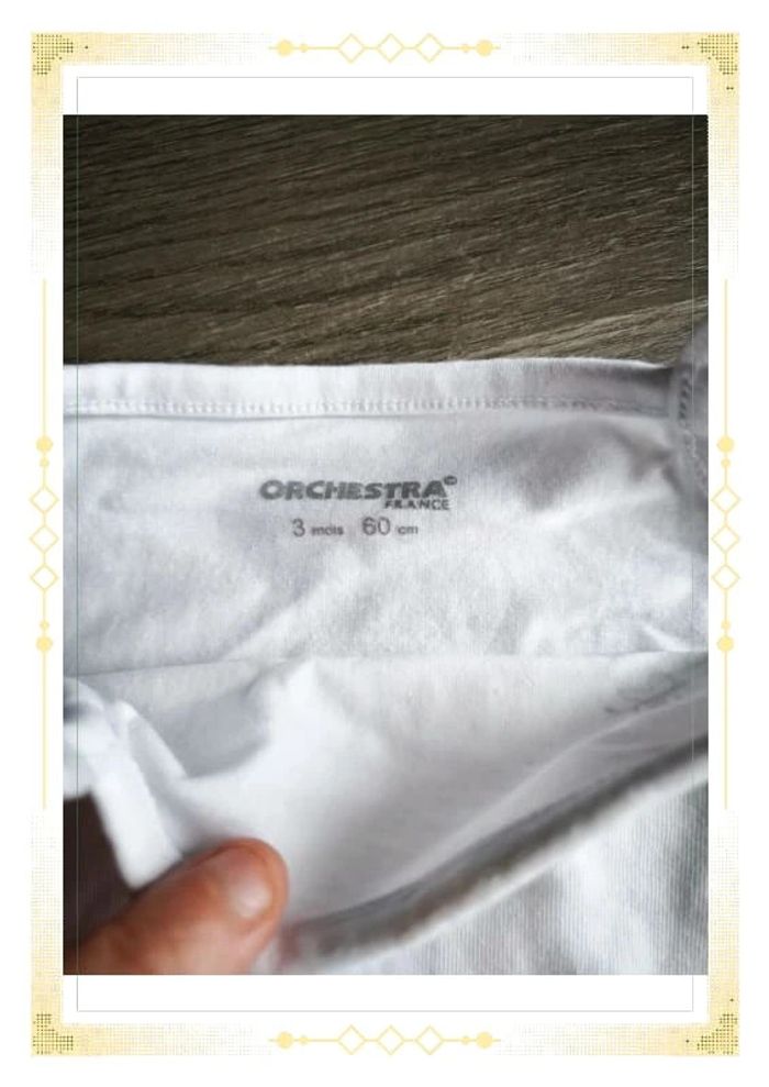 2 bodies été fille orchestra 60cm - photo numéro 3