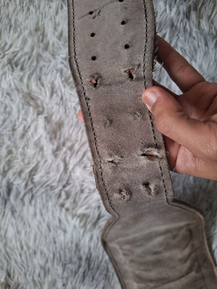 Ceinture de sport Domyos taille L/XL (84-103 cm) noir - Très usée mais fonctionnelle - photo numéro 8