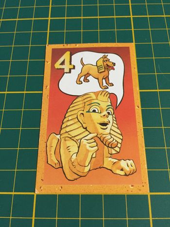 Carte trésor Chien 4 pièce détachée jeu de société Ramsès II Ravensburger #A65