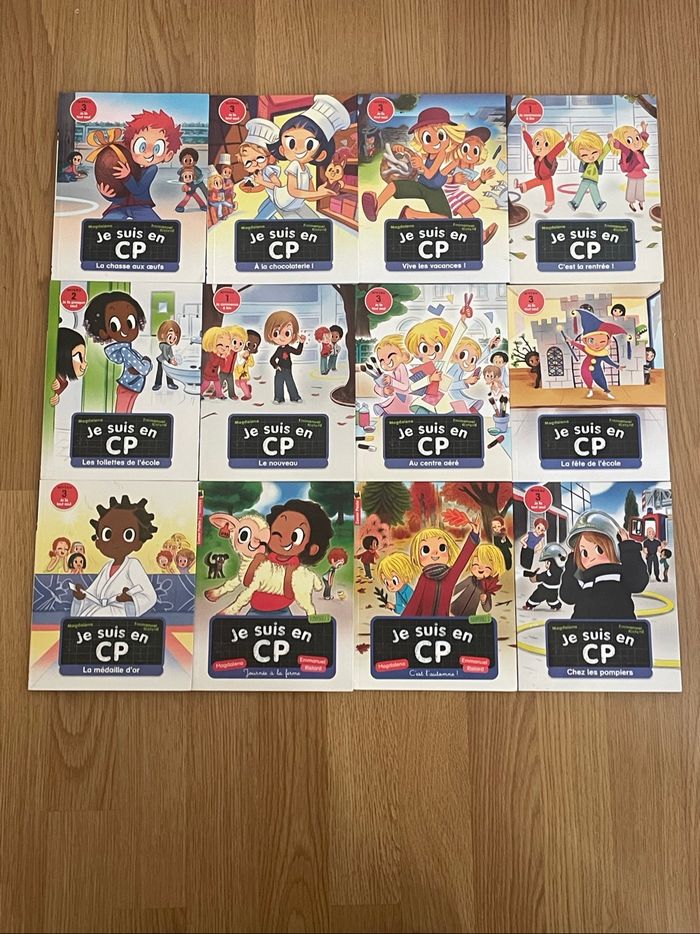 Lot 12 livres premières lectures je suis en CP