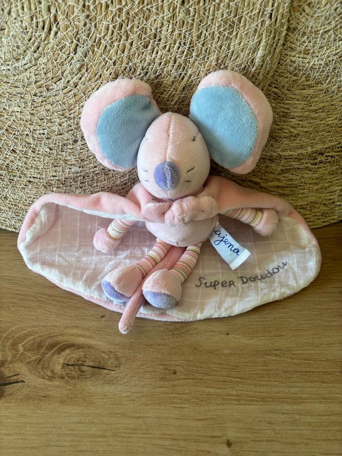Neuf doudou souris cape rose super doudou ajena - photo numéro 2