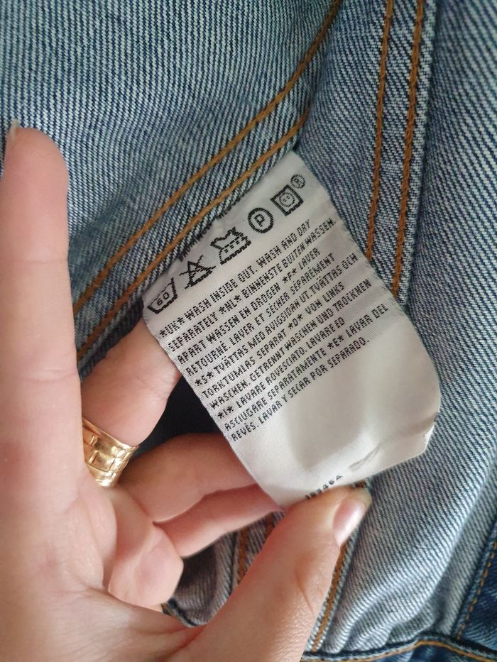 Veste en jean bleu Levi's femme taille S - photo numéro 7