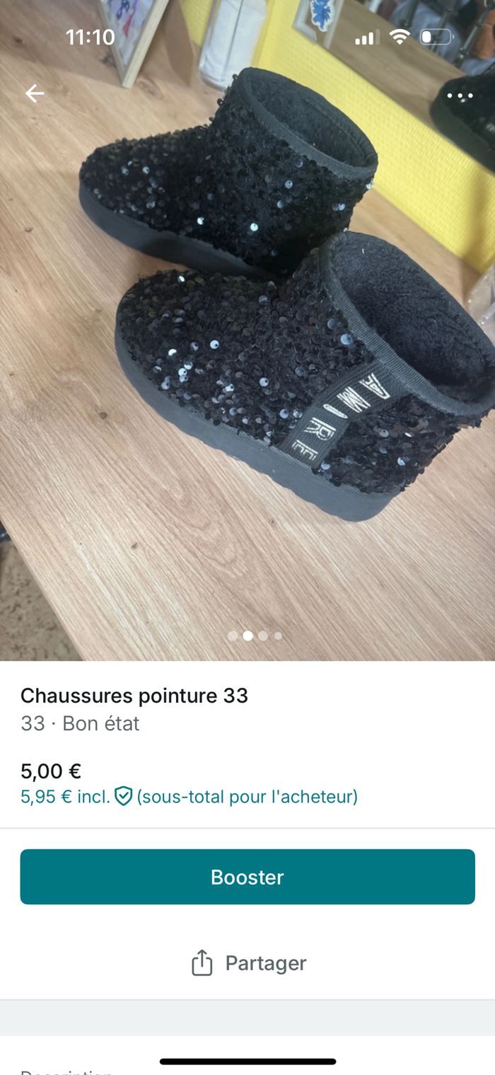 Bottines pointure 33 - photo numéro 2