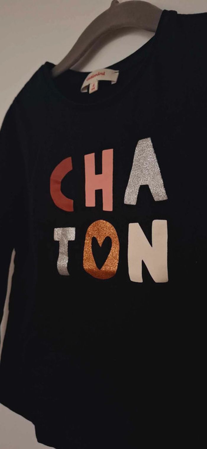Tshirt longues manches - Catimini - 4 ans - photo numéro 2