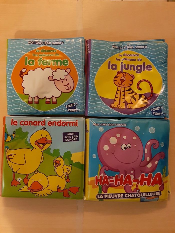 4 livres de bain sonores