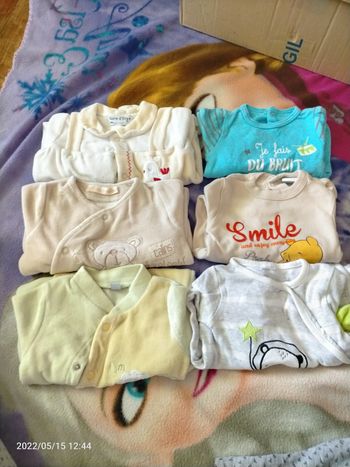 6 pyjama 1 mois