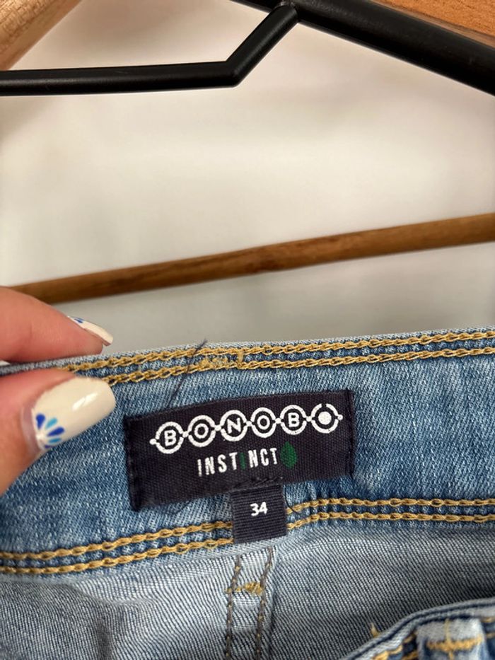 Jean skinny bleu bonobo taille 34 - photo numéro 2