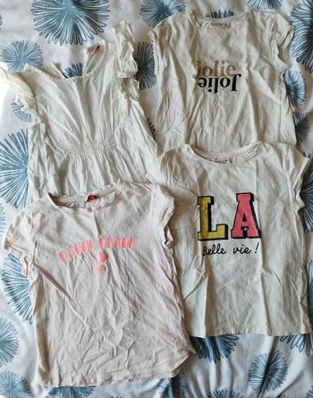Lot t-shirts MC 6ans 