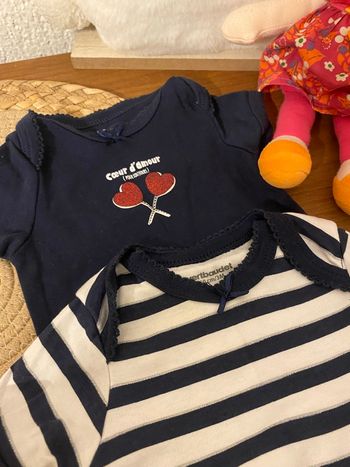 Lot body petit bateau verbaudet etcc