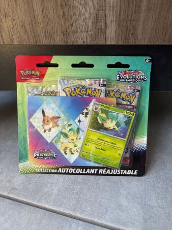 Pokemon Tripack EV8.5 Evolutions Prismatiques Phyllali écarlate et violet neuf scellé fr