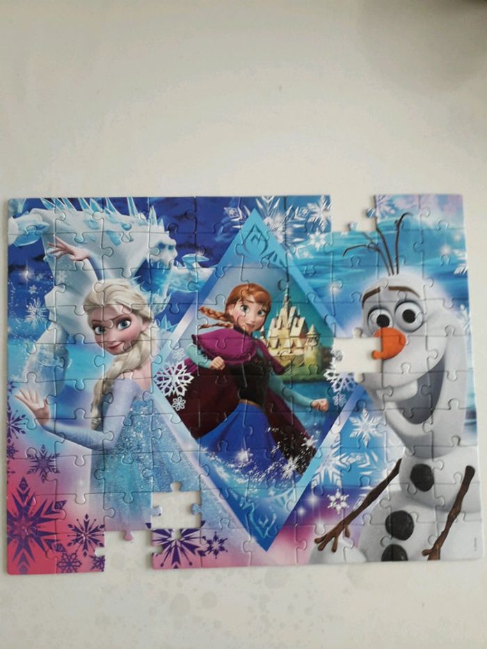 Puzzle Disney Reine des neiges de Clementoni 100p - photo numéro 2