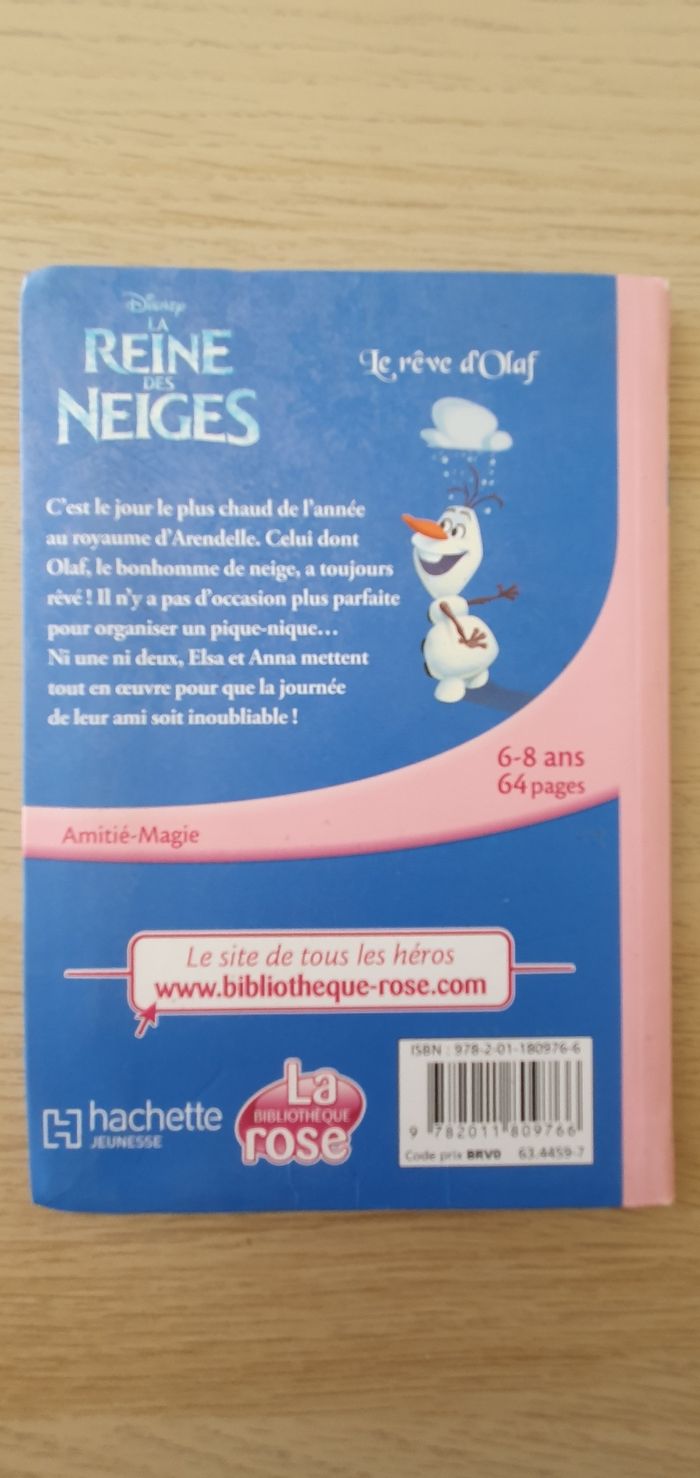 Livre La Reine des Neiges le rêve d'Olaf - photo numéro 2