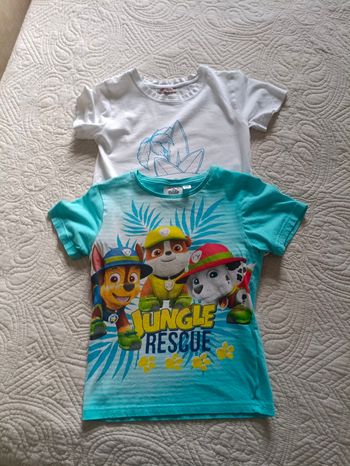Lot de deux t-shirt taille 8 ans