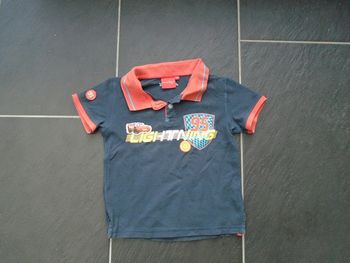 Joli polo "cars" Disney garçon 3-4 ans