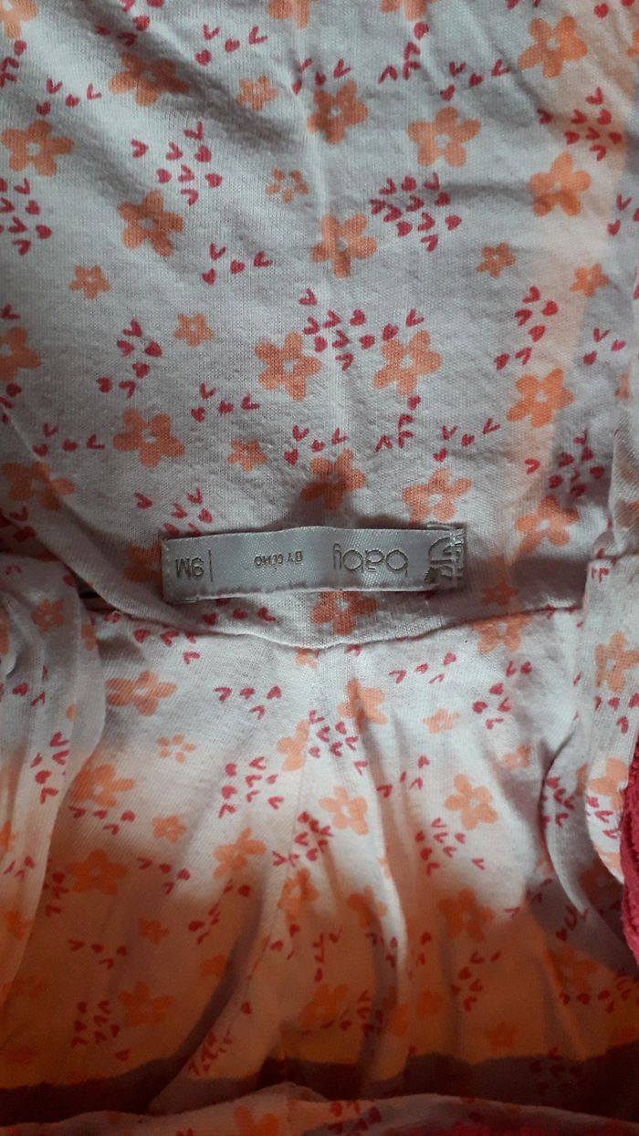 Gilet chaud fuchsia 9 mois - photo numéro 4