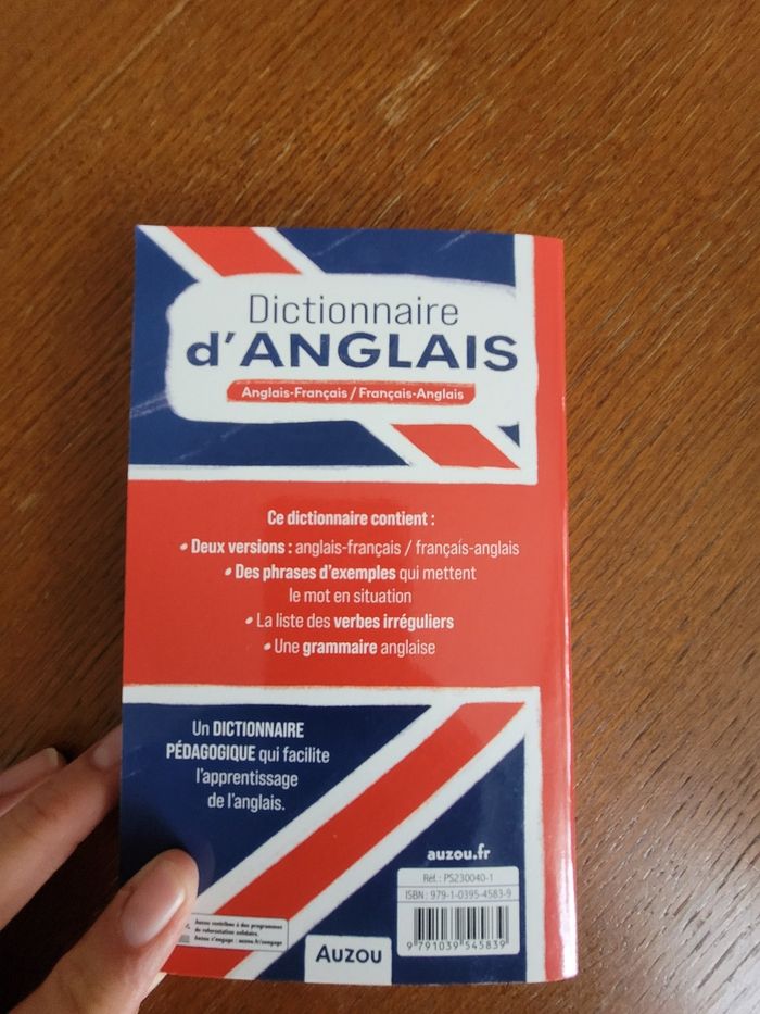 Dictionnaire d'anglais - photo numéro 2