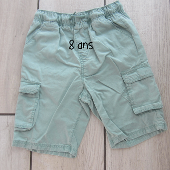 Short bermuda 8 ans