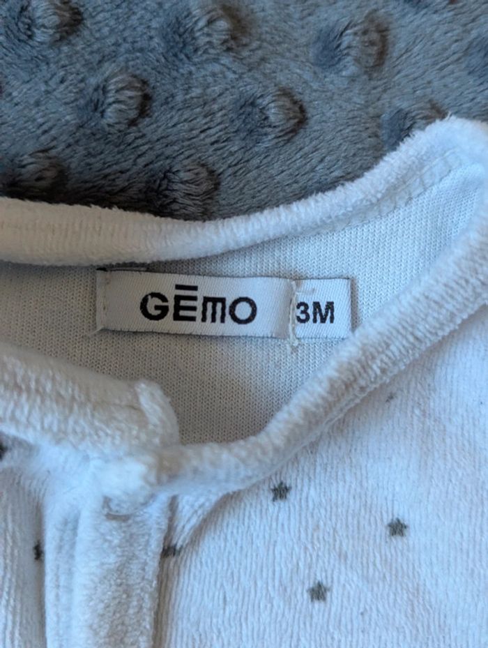 Pyjama Gémo, grenouillère mixte pour fille ou garçon - Taille 3 mois - photo numéro 5