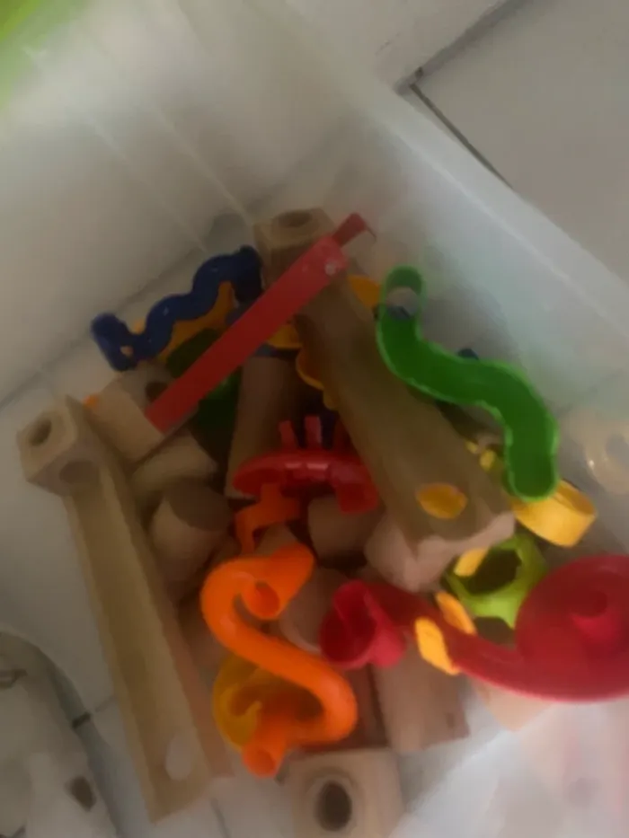 Lot de pièces de parcours pour billes