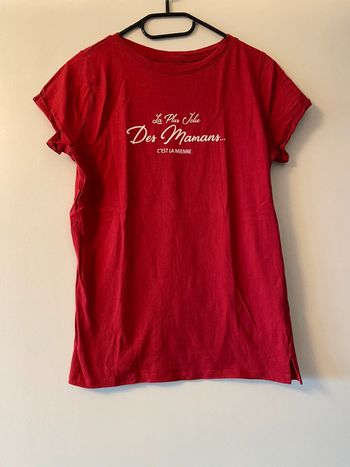 T-shirt « la plus jolie des mamans c’est la mienne » U Collection Taille 38/40