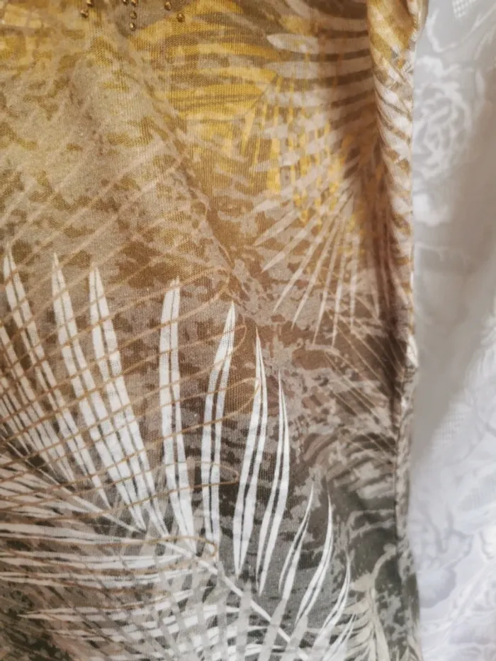 Blouse. Jaune.Kaki. Taille 40 - photo numéro 6