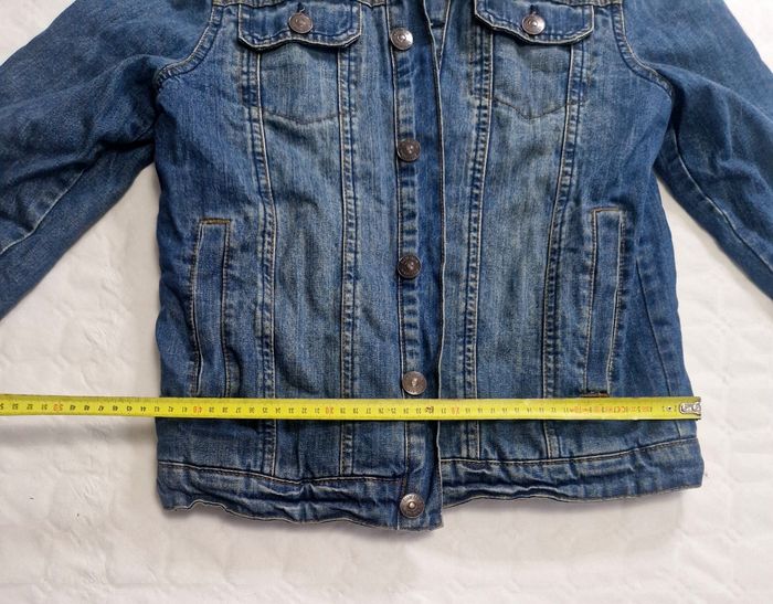 Blouson , veste en jeans moumouté , femme , taille XS - photo numéro 7